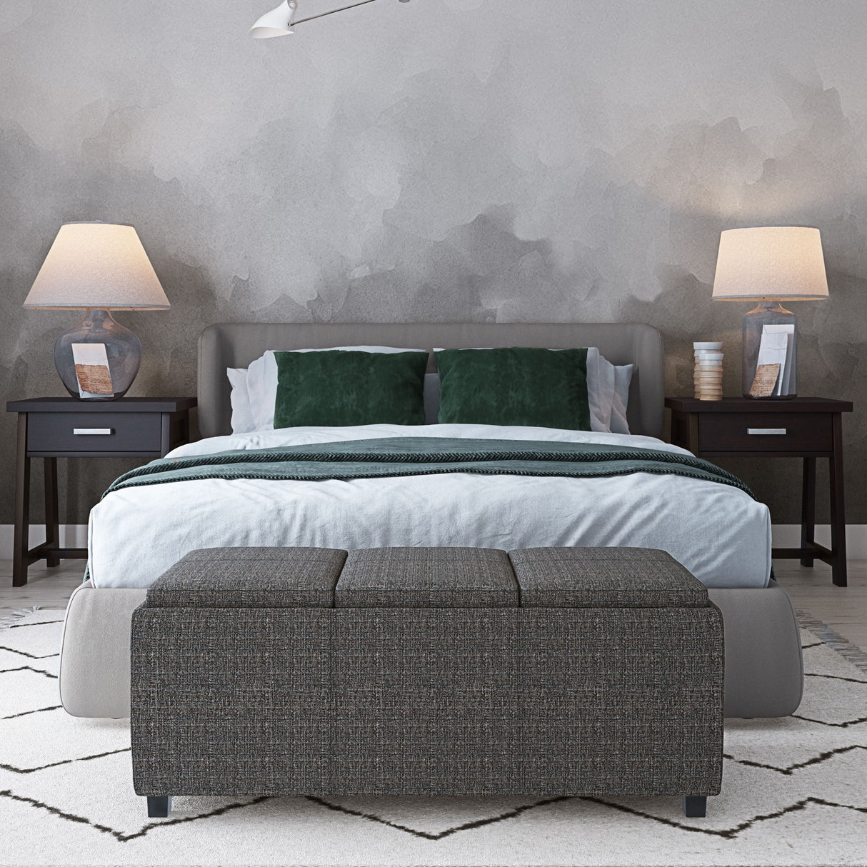 Avalon - Multi Functional Storage Ottoman by Simpli-Home | Bel Furniture