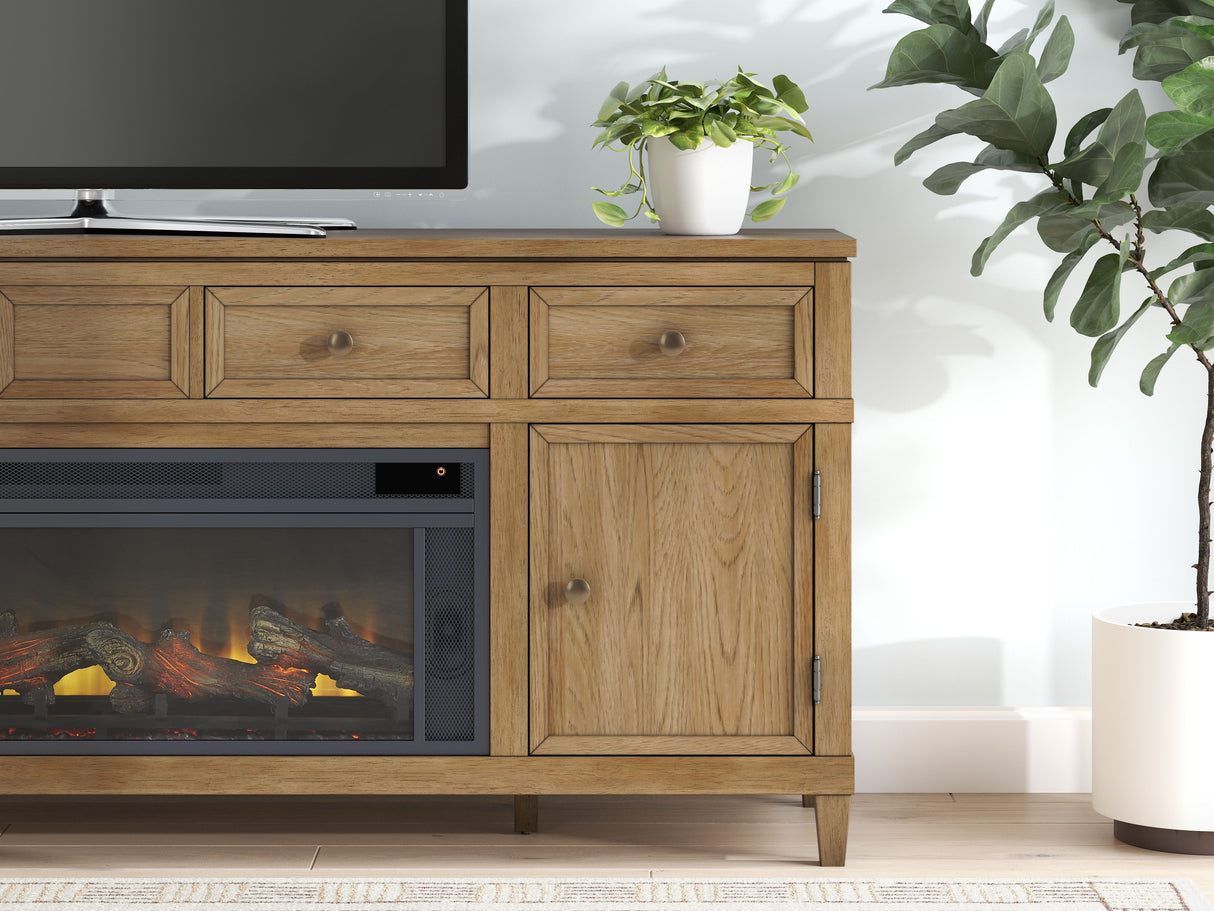 Sharlance - 81" TV Stand With Electric Fireplace by Signature Design by Ashley® | Bel Furniture