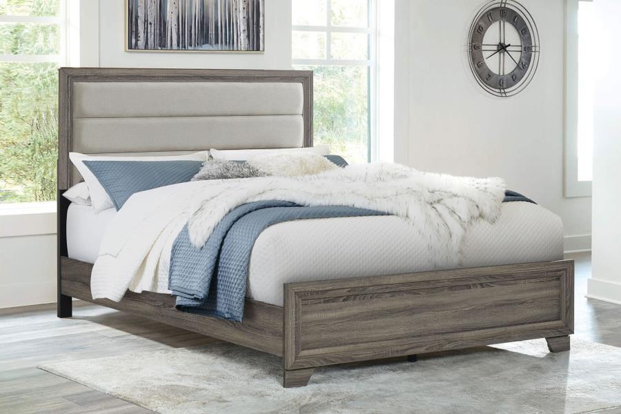 Wright - Upholstered Bed by Coaster Fine Furniture | Bel Furniture