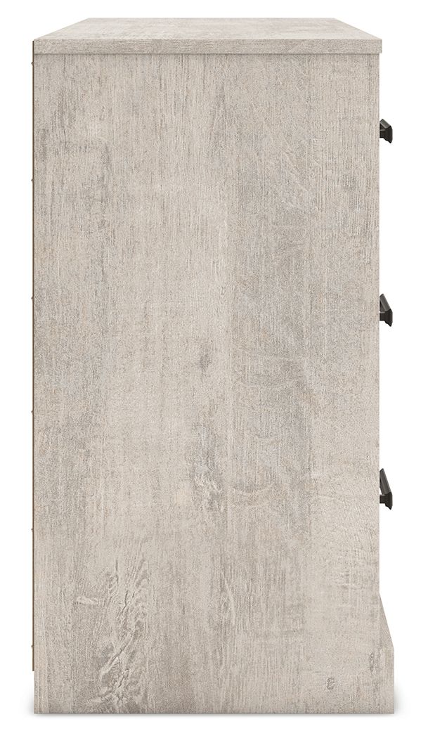 Shawburn - Whitewash - Six Drawer Dresser by Signature Design by Ashley® | Bel Furniture