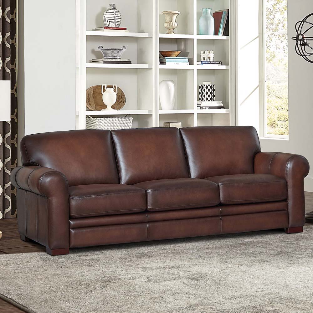 Brookfield - Leather Sofa by Hydeline Furniture | Bel Furniture