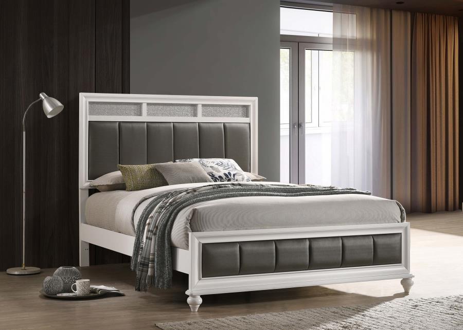 Barzini - Upholstered Panel Bed by CoasterEveryday | Bel Furniture