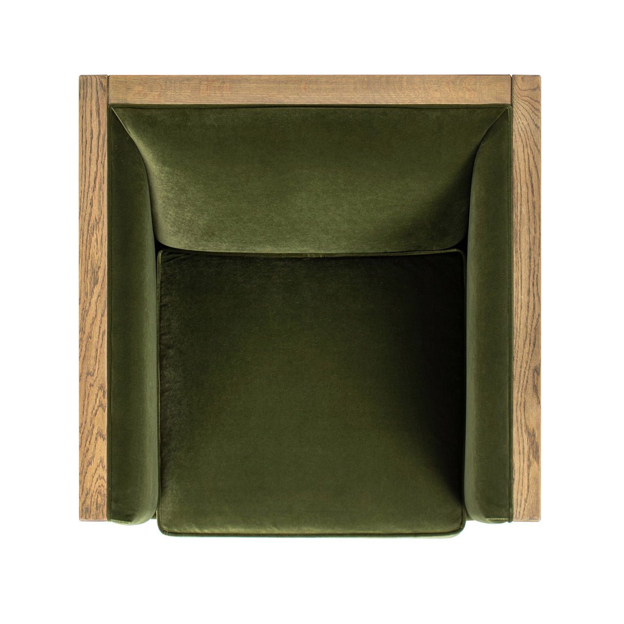 Georgia - Cane Tuxedo Armchair - Olive Green by Jennifer Taylor Home | Bel Furniture