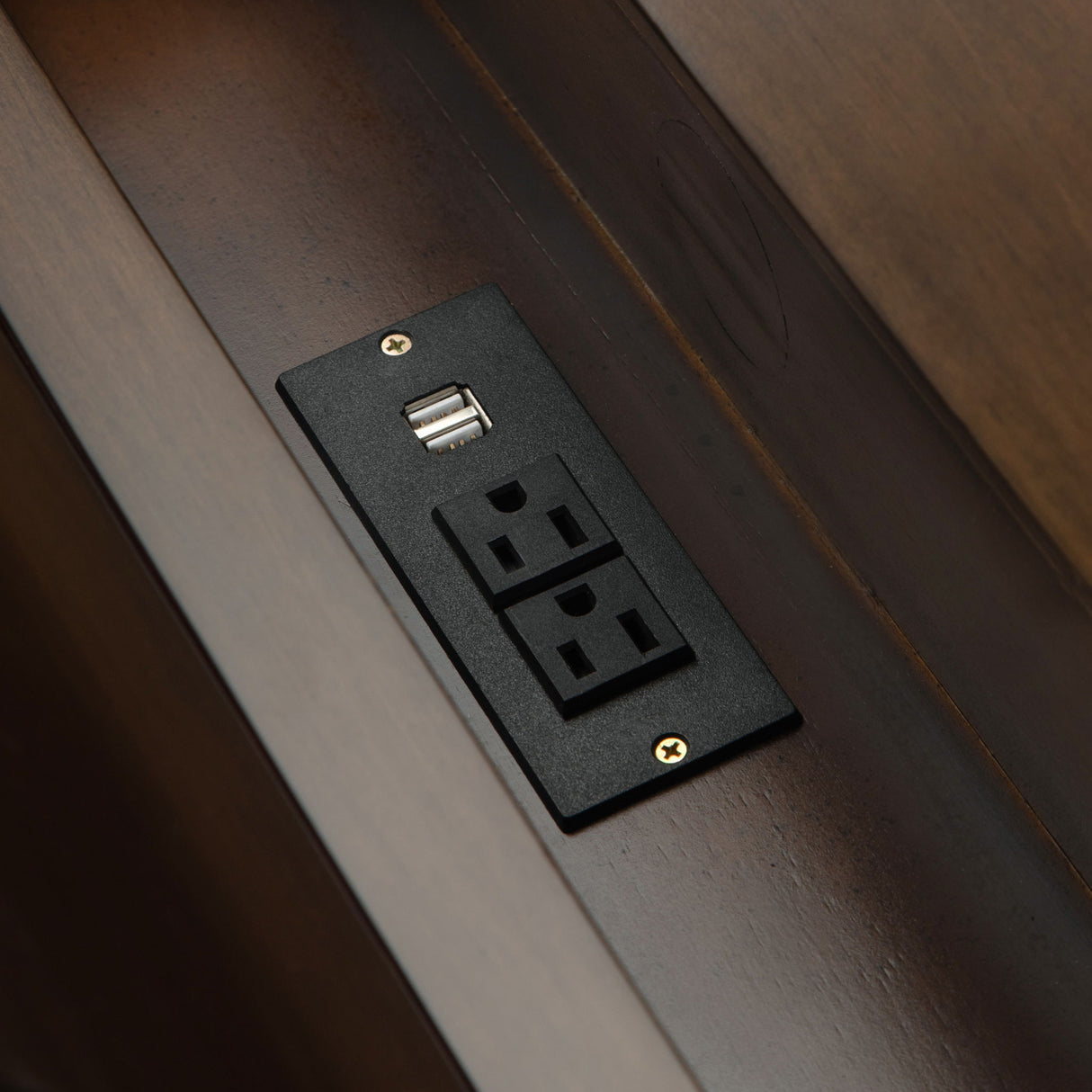 Rylie - Desk - Natural Aged Brown by Simpli-Home | Bel Furniture