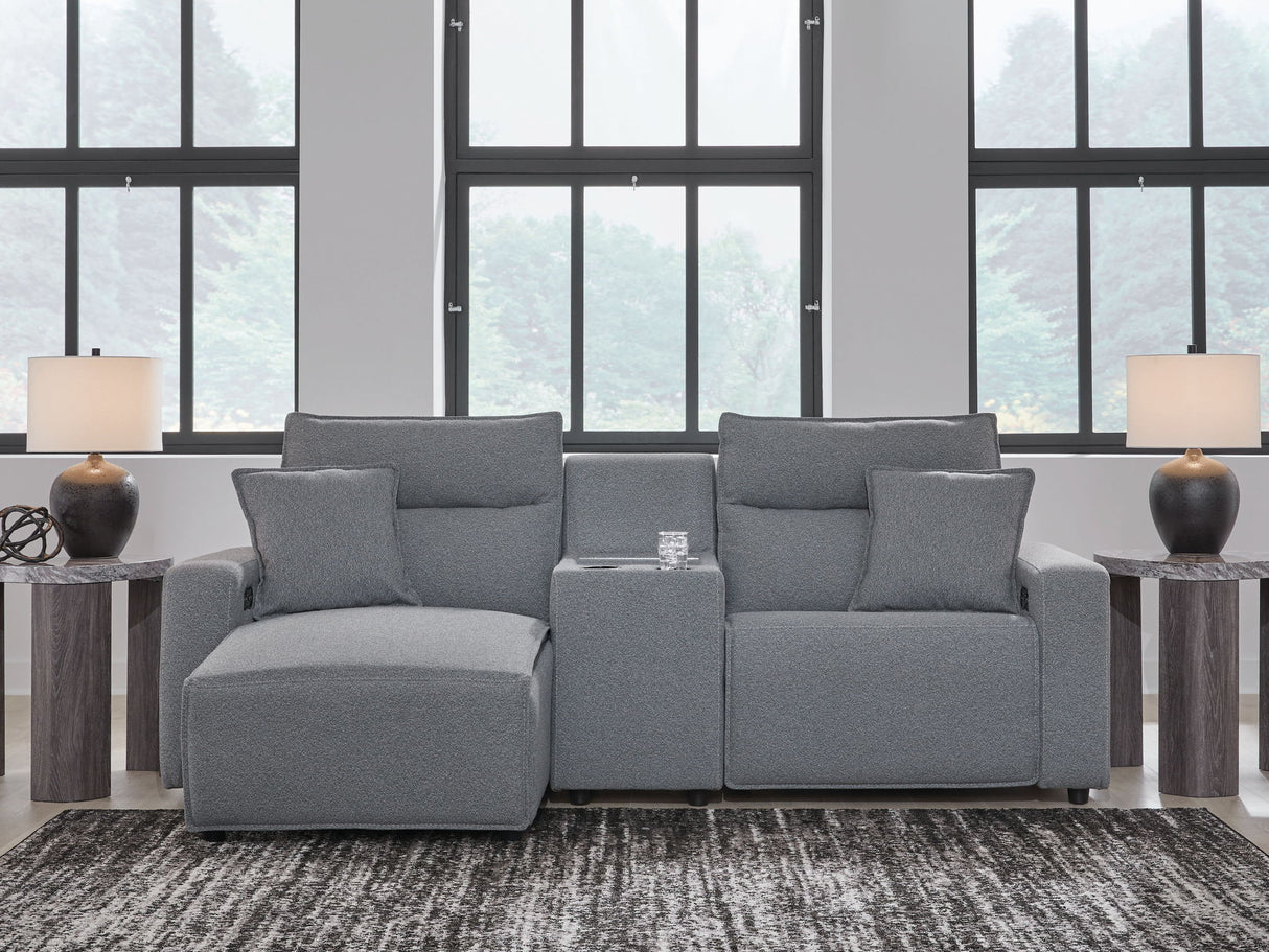Modmax - Salt And Pepper - Reclining Sectional by Signature Design by Ashley® | Bel Furniture
