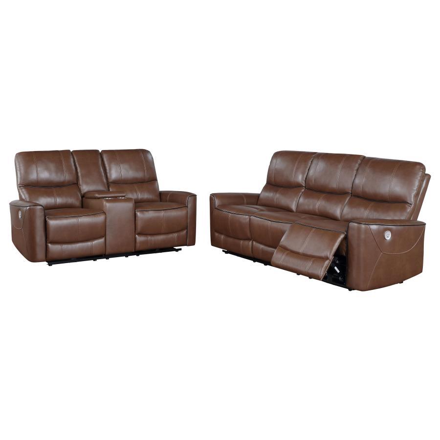 Greenfield - Power Reclining Sofa Set by Coaster Fine Furniture | Bel Furniture