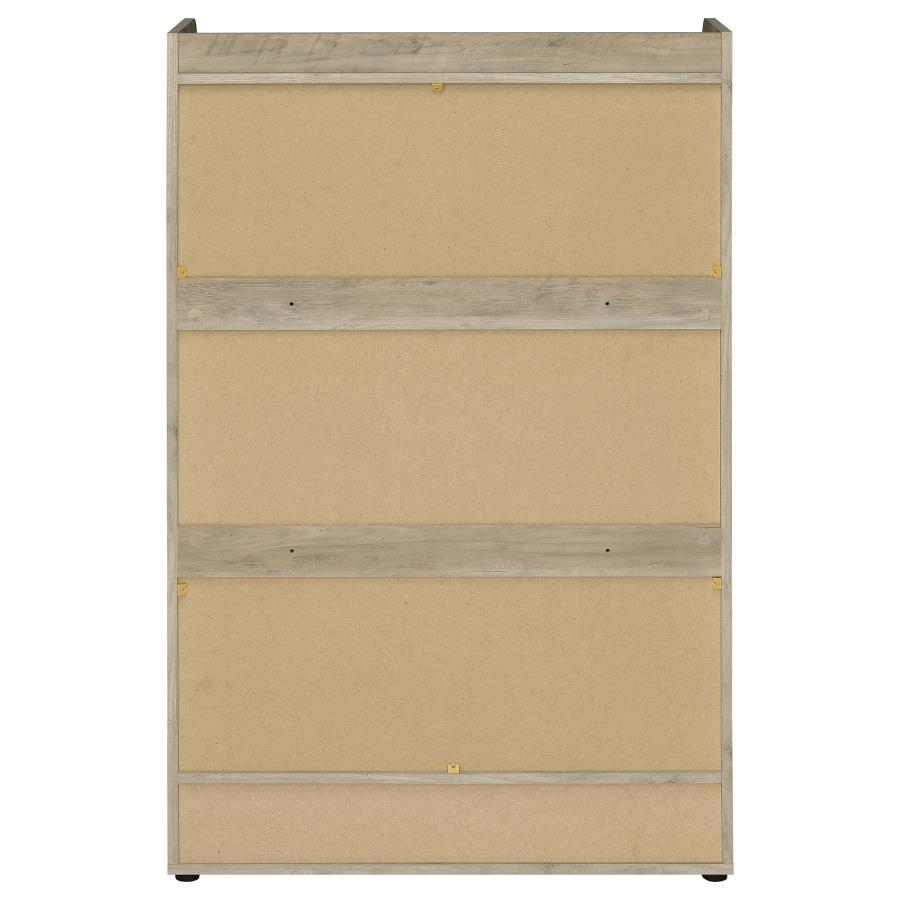 Denia - 3-Tier Engineered Wood Shoe Cabinet by CoasterEveryday | Bel Furniture