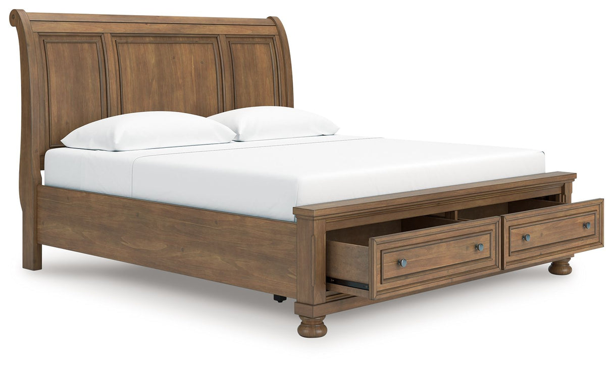 Feddinger - Storage Sleigh Bed