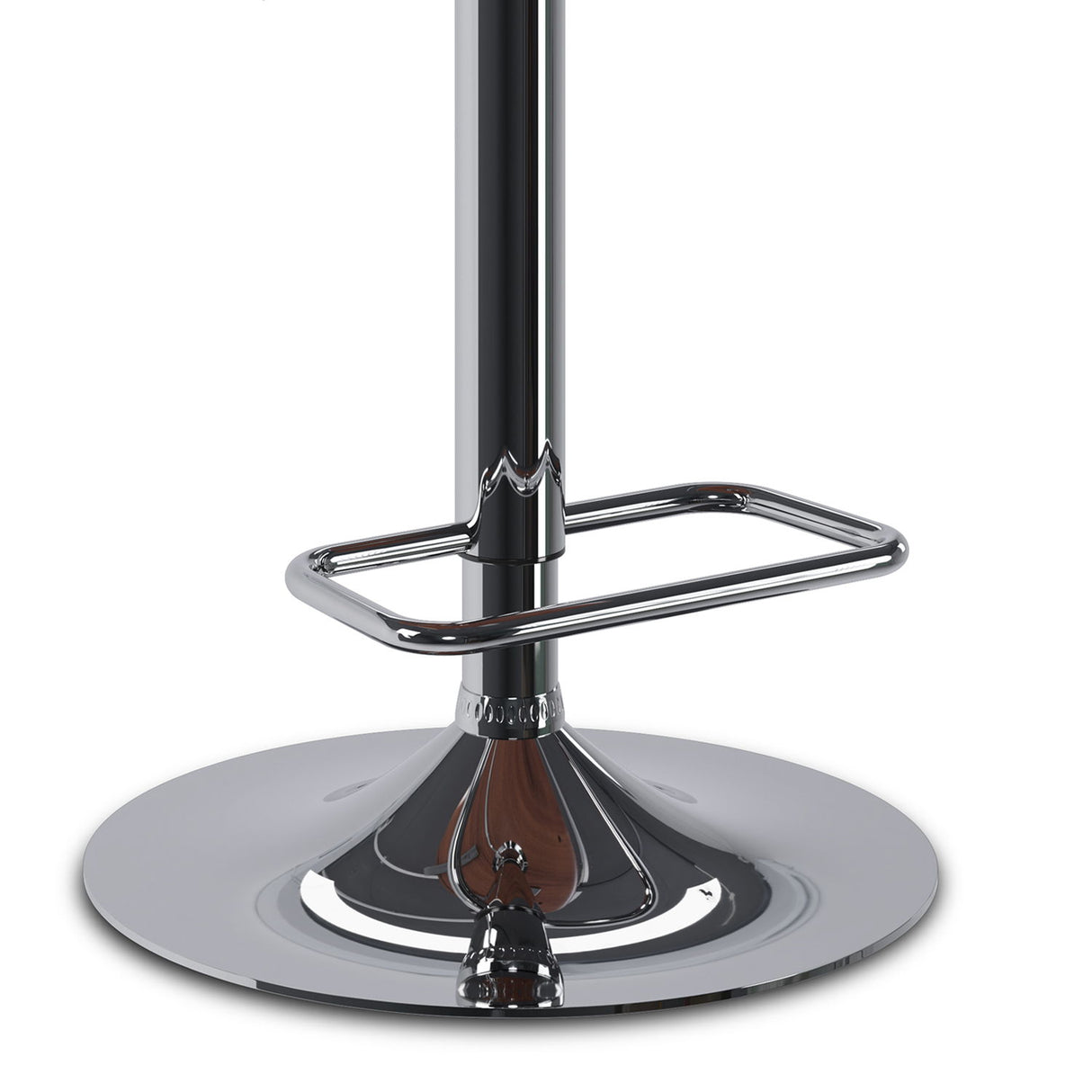 Holland - Adjustable Swivel Bar Stool - Black by Simpli-Home | Bel Furniture