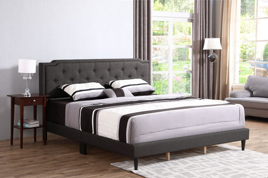 Button Tufted Bed Charming For Cozy Spaces