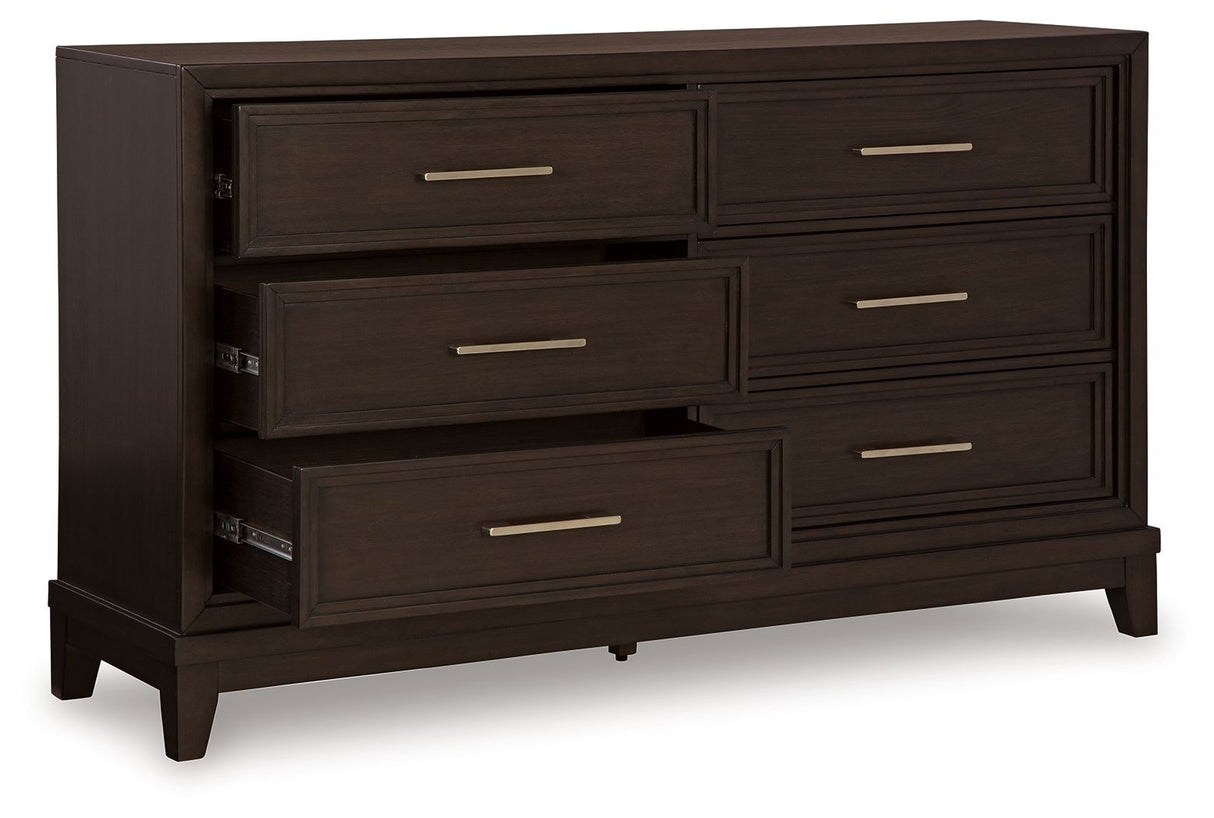 Neymorton - Dark Grayish Brown - Dresser by Signature Design by Ashley® | Bel Furniture