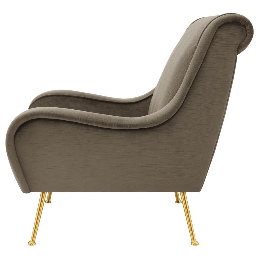 Ricci - Upholstered Saddle Arm Accent Chair by Coaster Fine Furniture | Bel Furniture