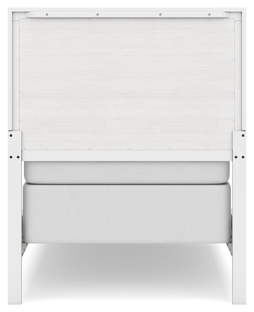 Binterglen - Twin Panel Bed - White