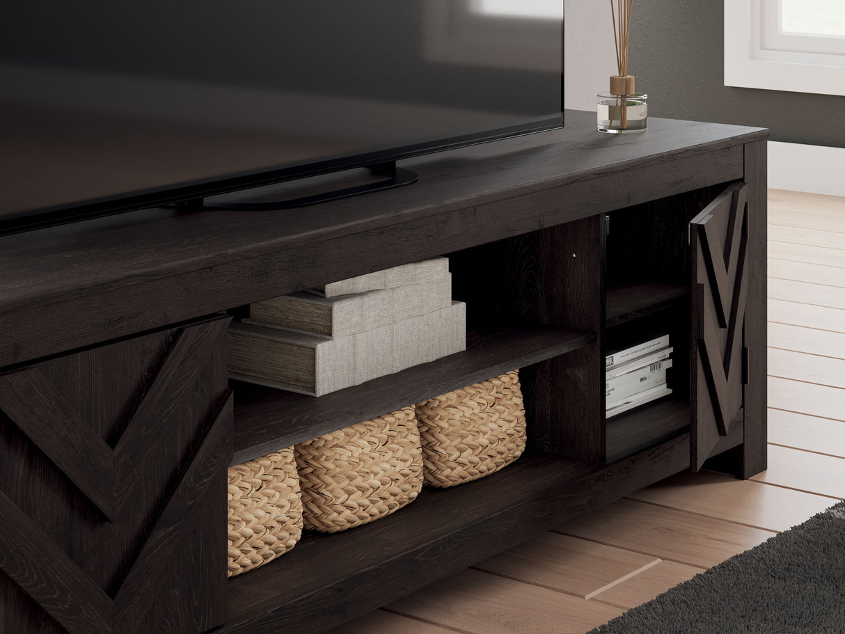 Cayboni - LG TV Stand With Fireplace Option by Signature Design by Ashley® | Bel Furniture