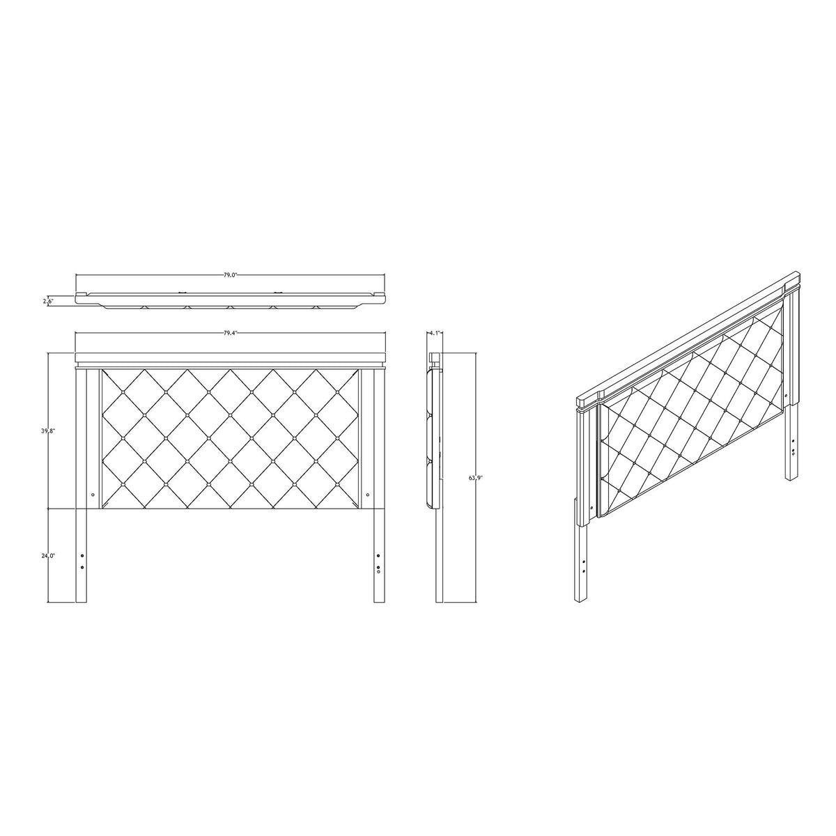 Adelaide - Bed With LED