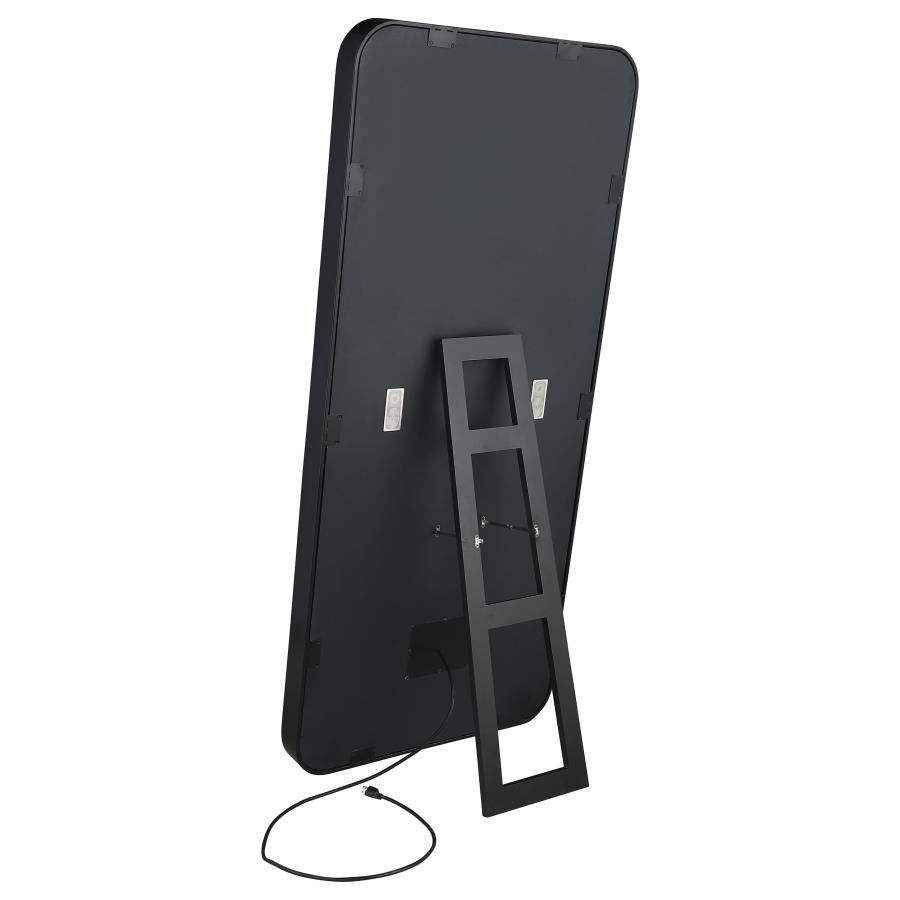 Canton - LED Standing Mirror With Speakers - Black by Coaster Fine Furniture | Bel Furniture