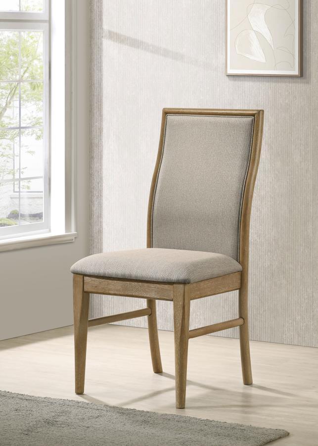 Adina - Upholstered Dining Side Chair (Set of 2) - Barley by Coaster Fine Furniture | Bel Furniture