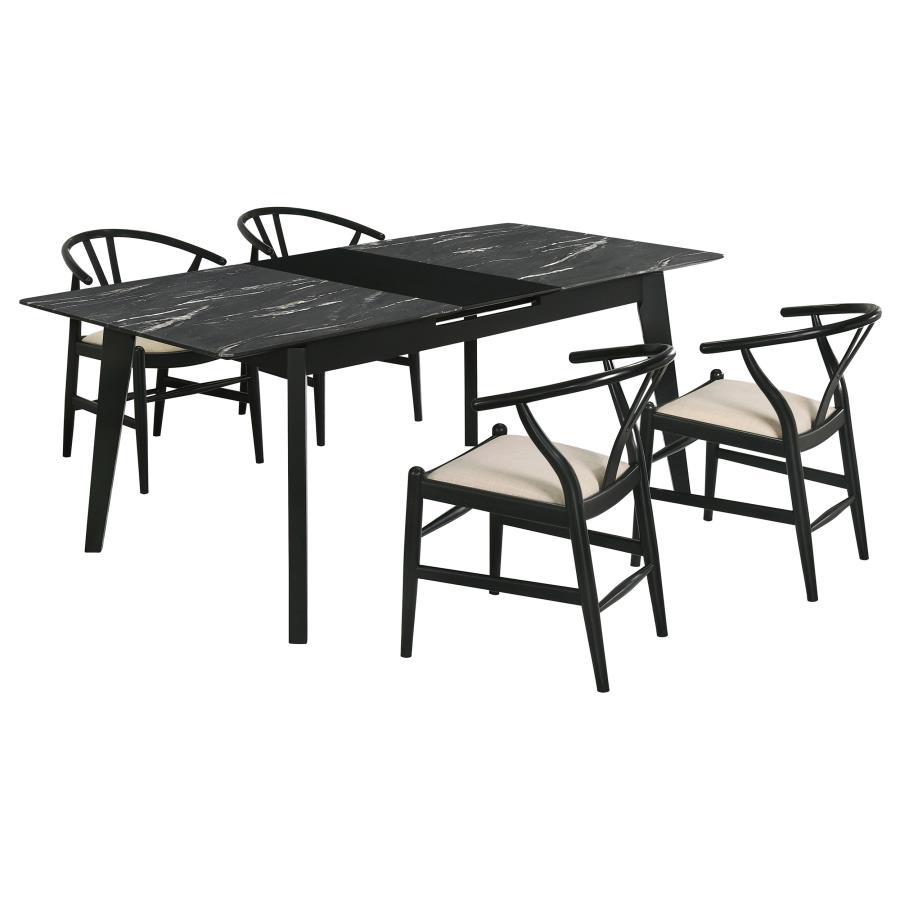 Crestmont - Extension Leaf Dining Table Set by Coaster Fine Furniture | Bel Furniture