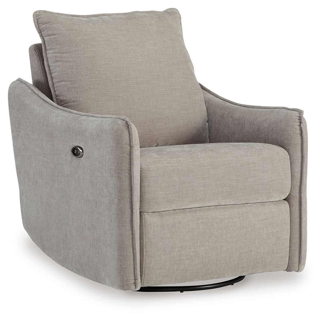 Mcburg - Swivel Power Recliner Gray by Signature Design by Ashley® | Bel Furniture
