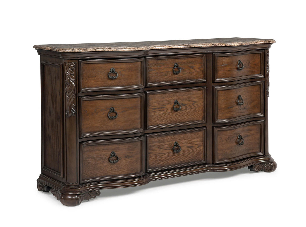 Ludwig - Dresser Dark Brown Dressers by Crown Mark | Bel Furniture