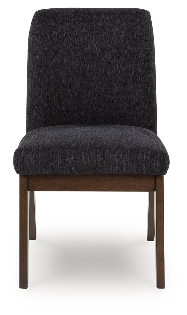 Dilenno - Dark Brown - Dining Upholstered Side Chair (Set of 2) by Signature Design by Ashley® | Bel Furniture