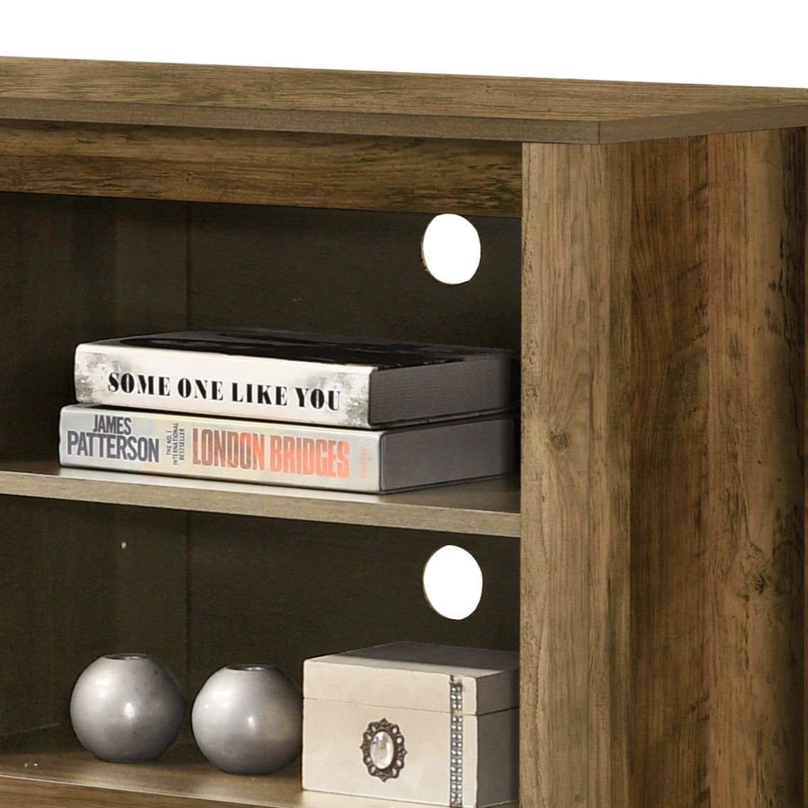 Benito - TV Stand With Open Shelves And Cable Management by Lilola Home | Bel Furniture