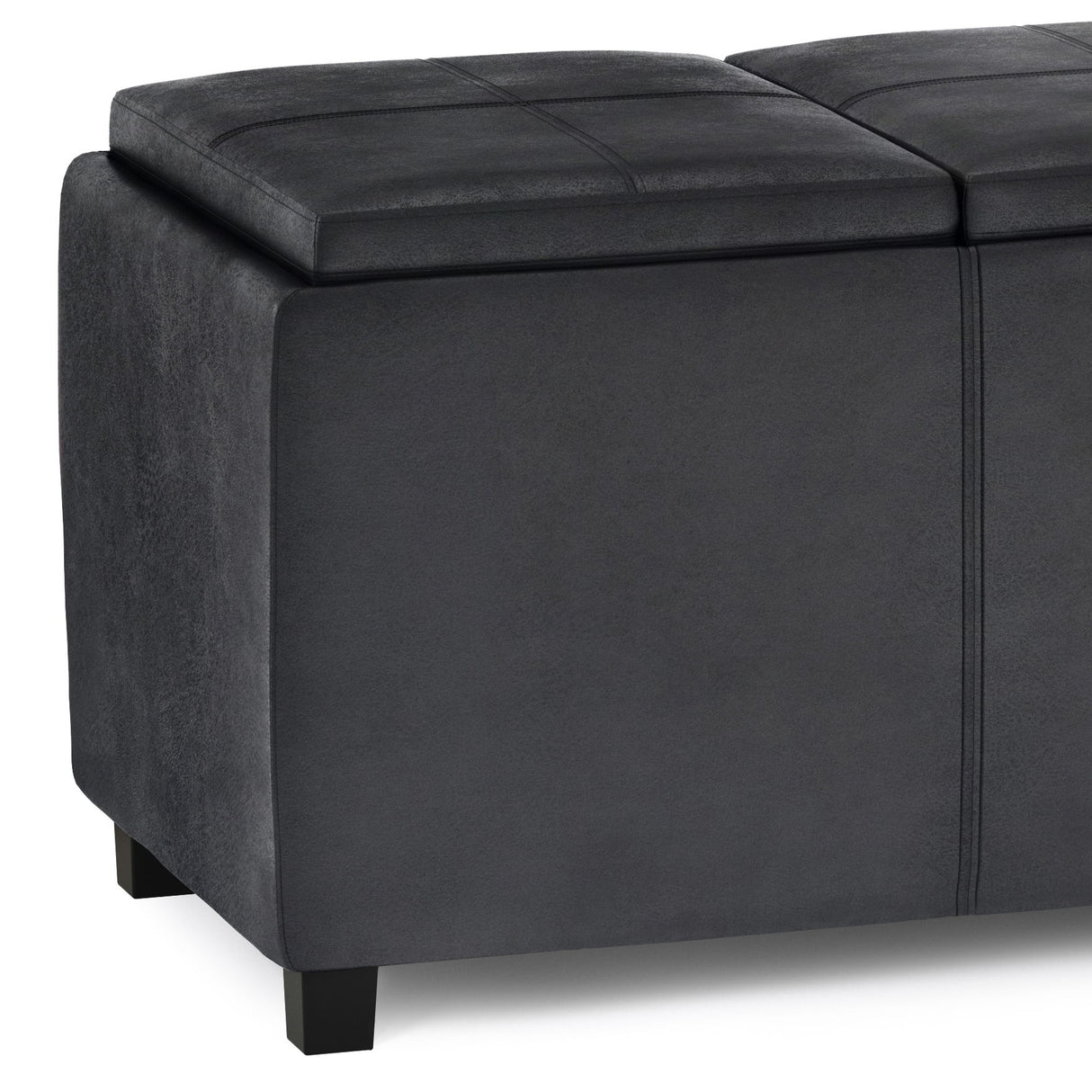 Avalon - Multi Functional Storage Ottoman by Simpli-Home | Bel Furniture