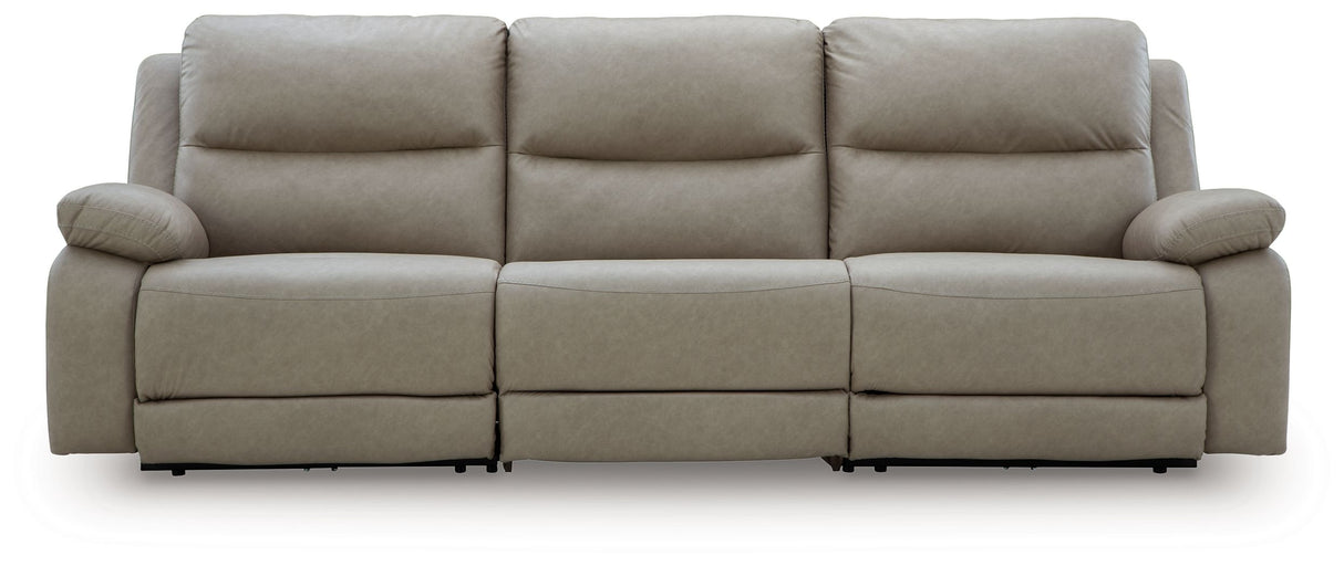 Narwhal Place - Reclining Sectional Beige 3 Pc. Power Reclining Sectional by Signature Design by Ashley® | Bel Furniture