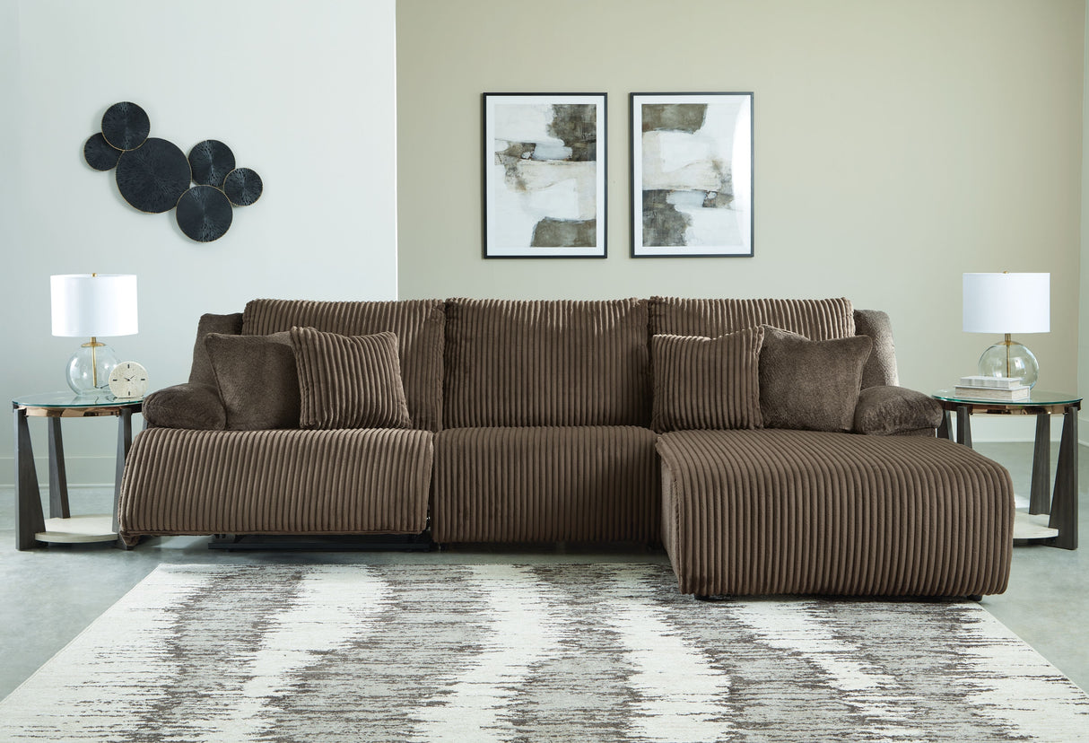 Top Tier - 3 Piece Reclining Sectional
