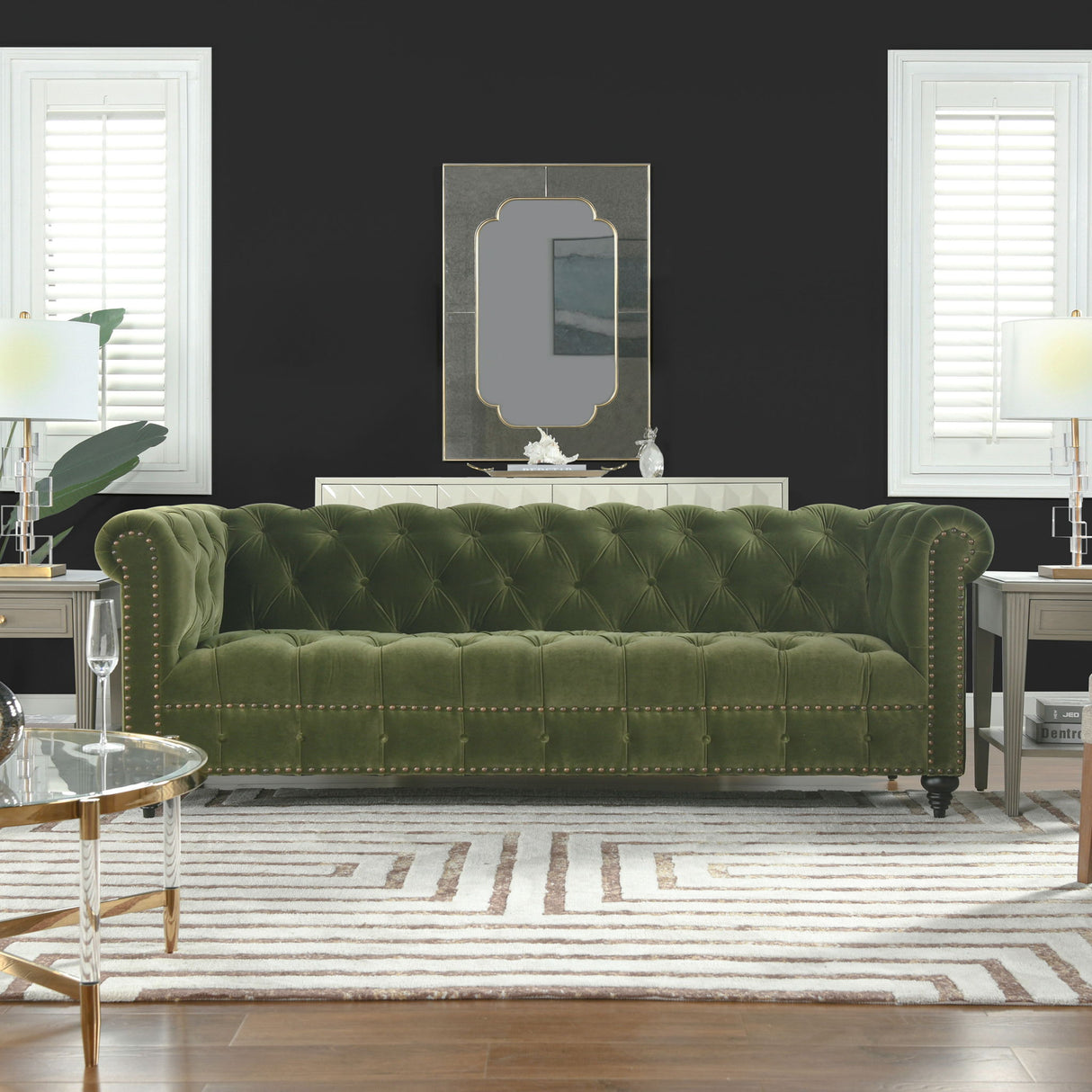 Alto - Tufted Chesterfield Sofa by Jennifer Taylor Home | Bel Furniture