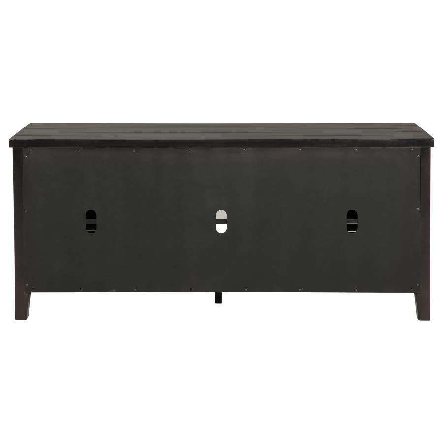 Concord - 2-Door TV Stand Console - Distressed Java by Coaster Fine Furniture | Bel Furniture