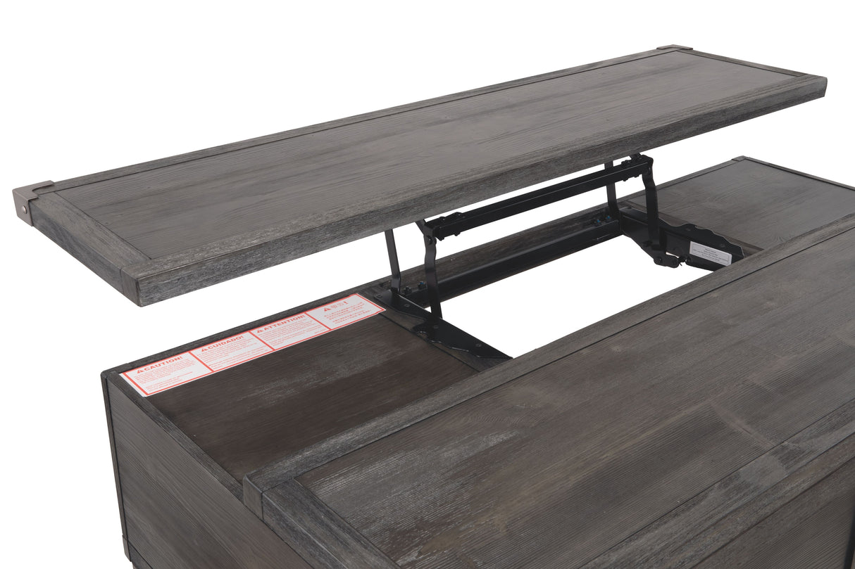 Todoe - Dark Gray - Lift Top Cocktail Table by Signature Design by Ashley® | Bel Furniture