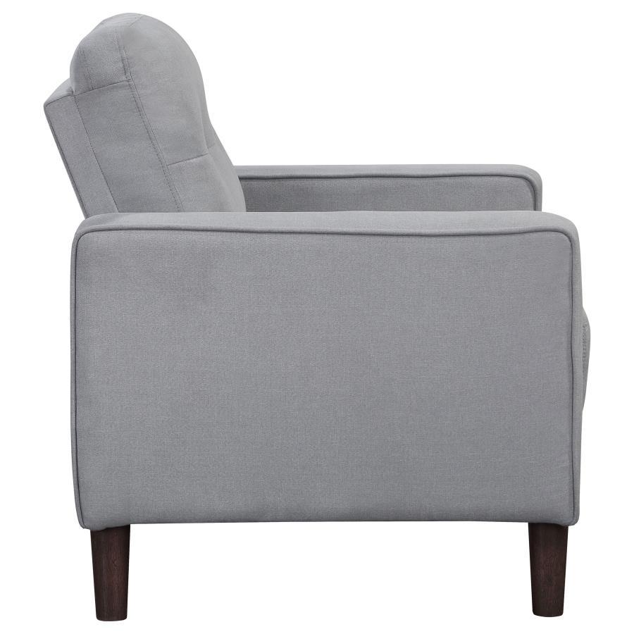 Bowen - Upholstered Track Arm Tufted Accent Chair by Coaster Fine Furniture | Bel Furniture