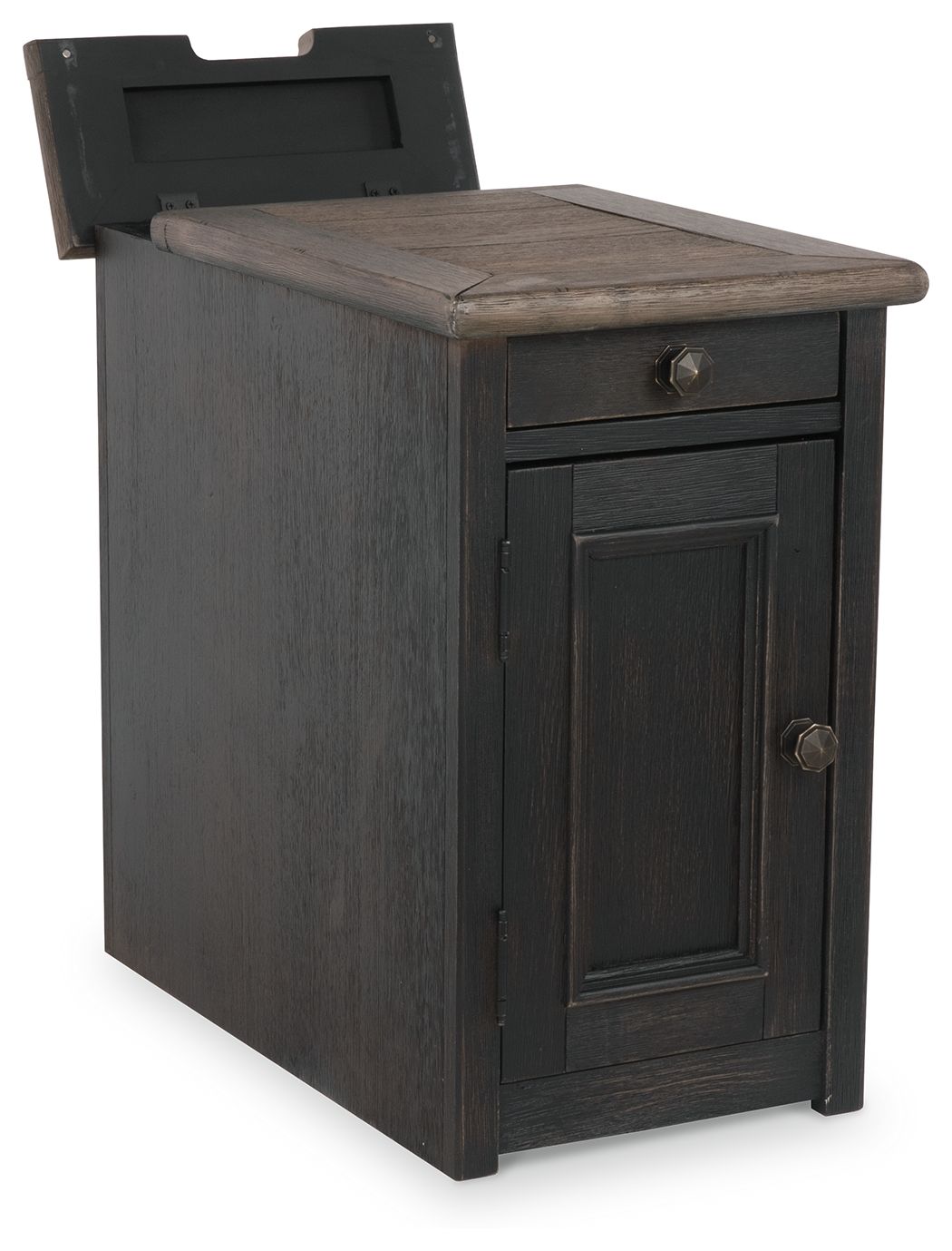 Tyler Creek - Grayish Brown / Black - Chair Side End Table by Signature Design by Ashley® | Bel Furniture