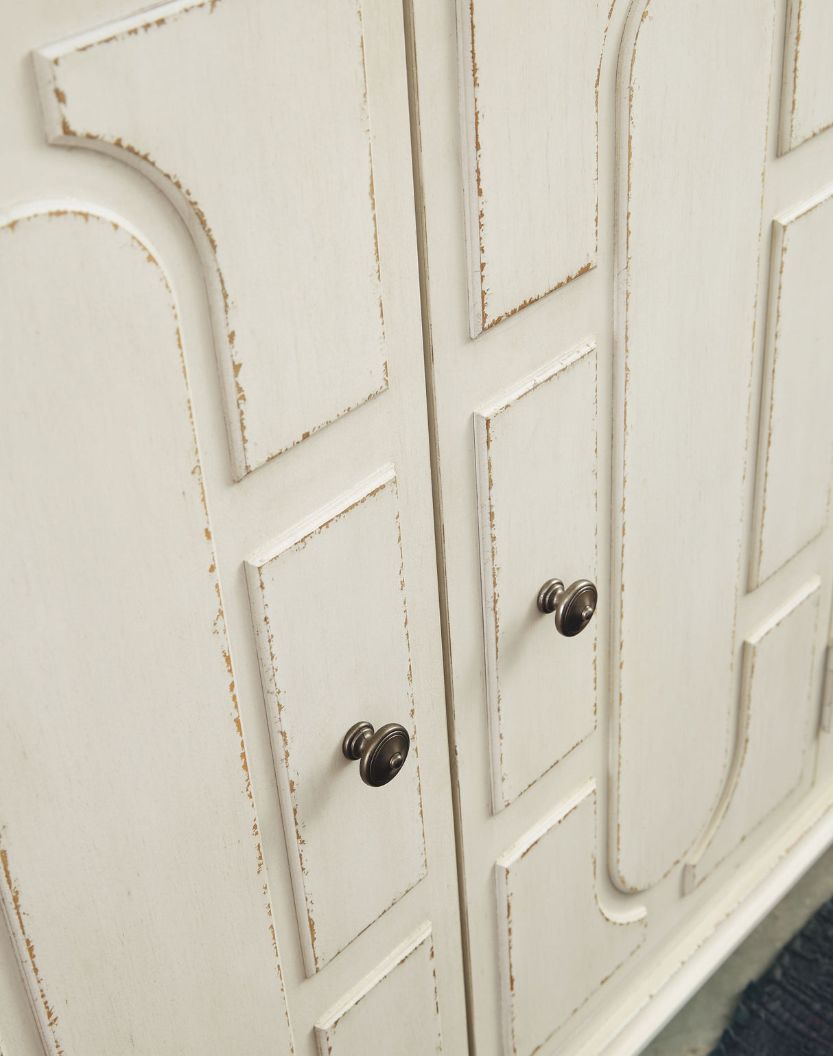 Roranville - Antique White - Accent Cabinet by Signature Design by Ashley® | Bel Furniture