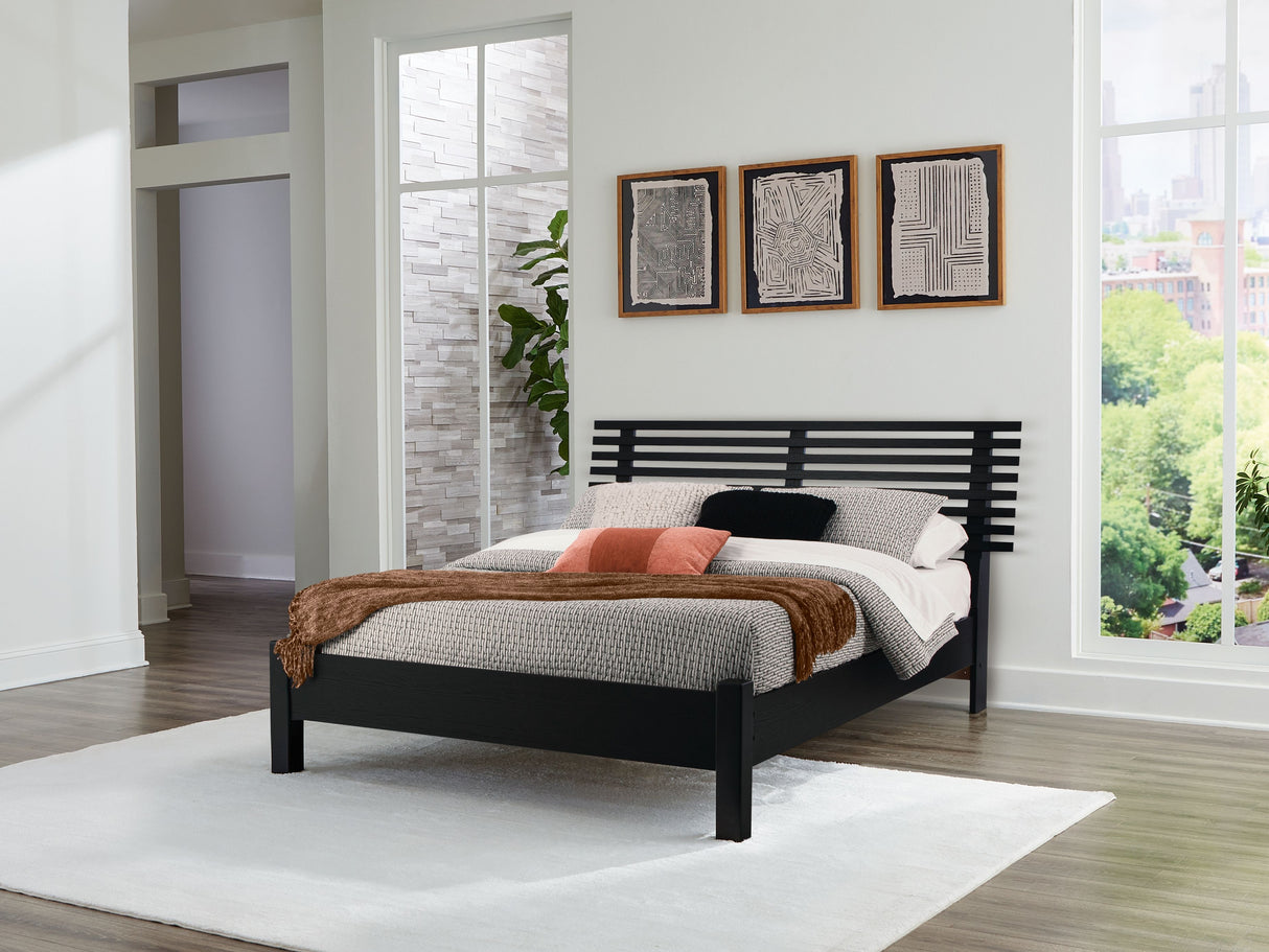 Danziar - Slat Panel Bed With Low Footboard by Signature Design by Ashley® | Bel Furniture