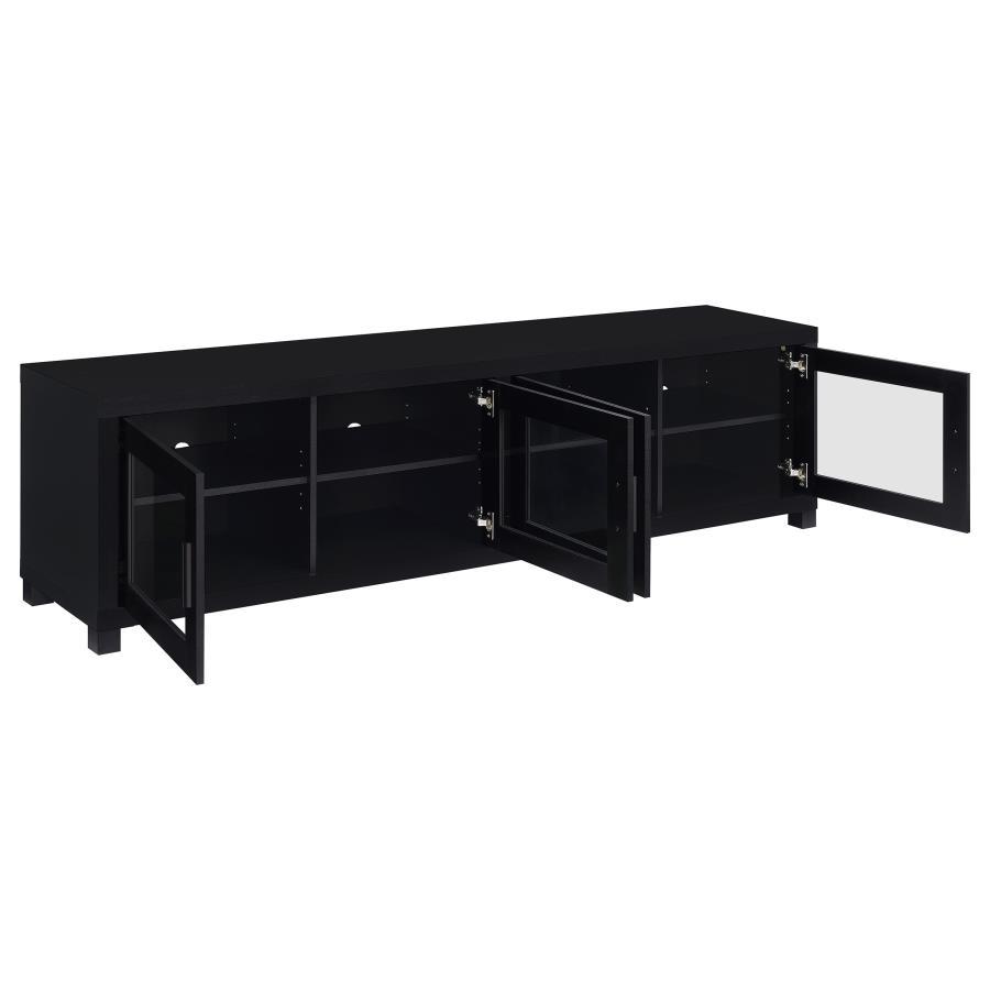 Jupiter - 3 Piece Entertainment Center TV Stand - Black by Coaster Fine Furniture | Bel Furniture