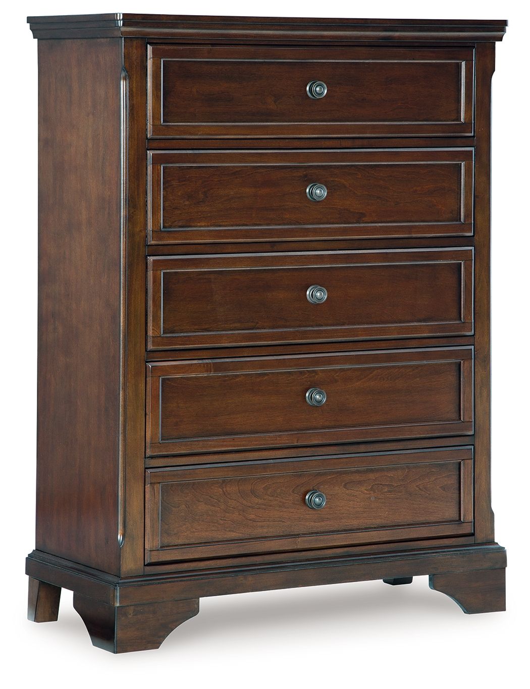 Trellington - Brown - Five Drawer Chest by Signature Design by Ashley® | Bel Furniture
