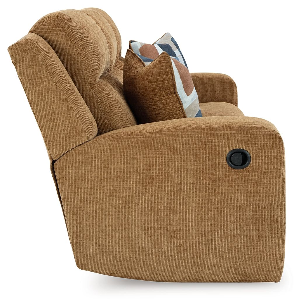 Kanlow - Reclining Sofa - Honey