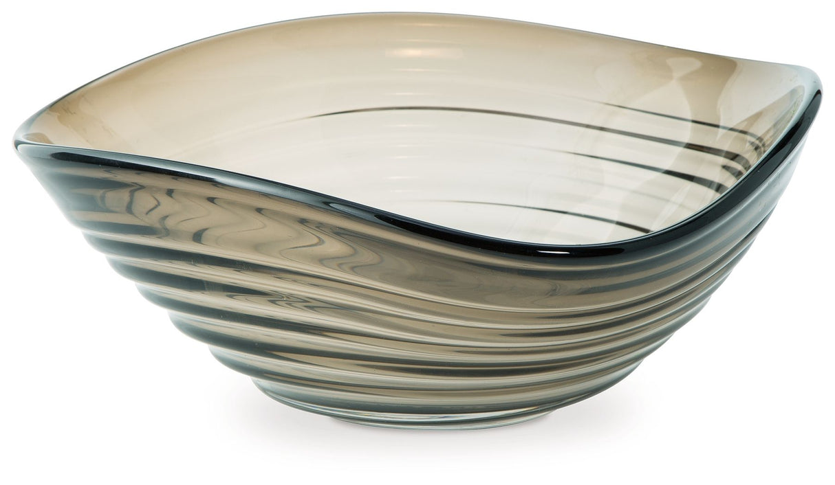 Solariston - Gray / Brown - Bowl by Signature Design by Ashley® | Bel Furniture