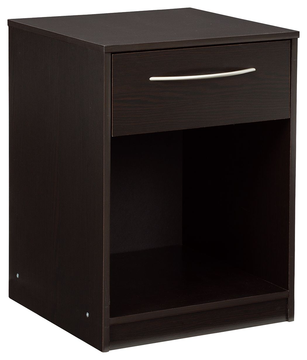 Finch - Black - One Drawer Night Stand by Signature Design by Ashley® | Bel Furniture