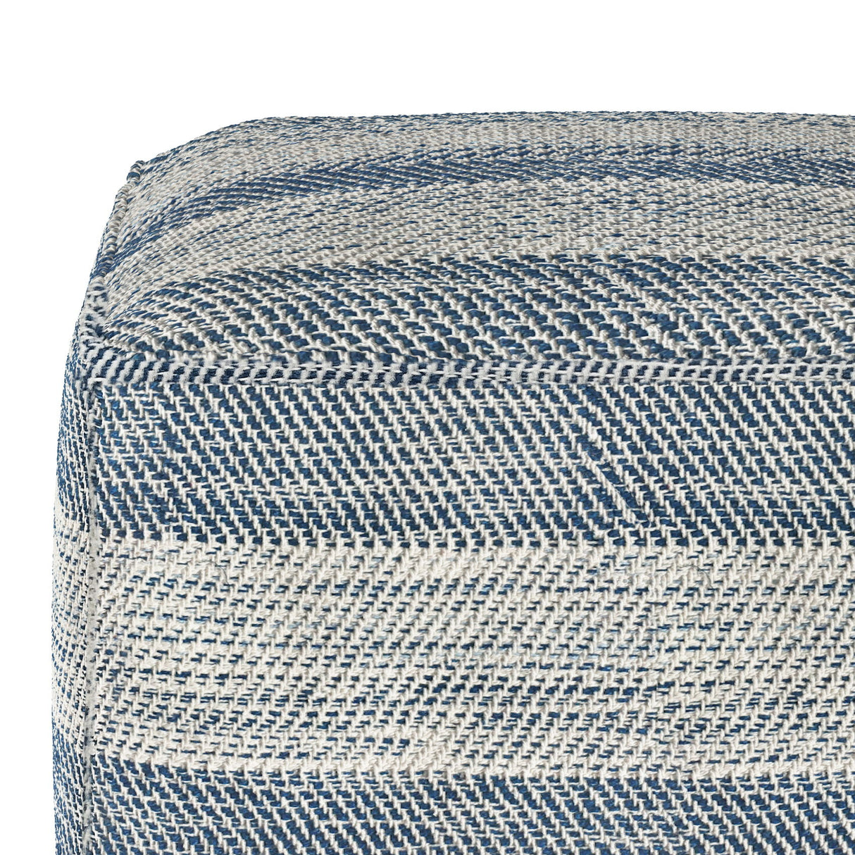 Clay - Square Pouf, Upholstered by Simpli-Home | Bel Furniture