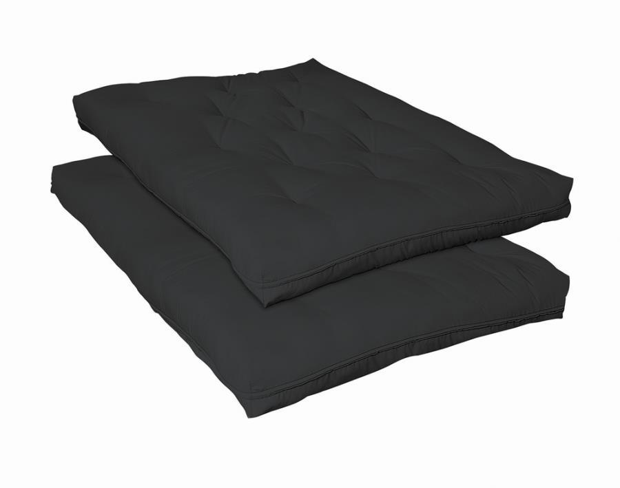 9" Premium Innerspring Futon Pad - Black by CoasterElevations | Bel Furniture