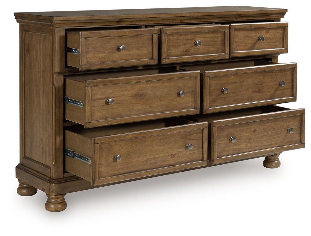 Feddinger - Medium Brown - Dresser by Signature Design by Ashley® | Bel Furniture