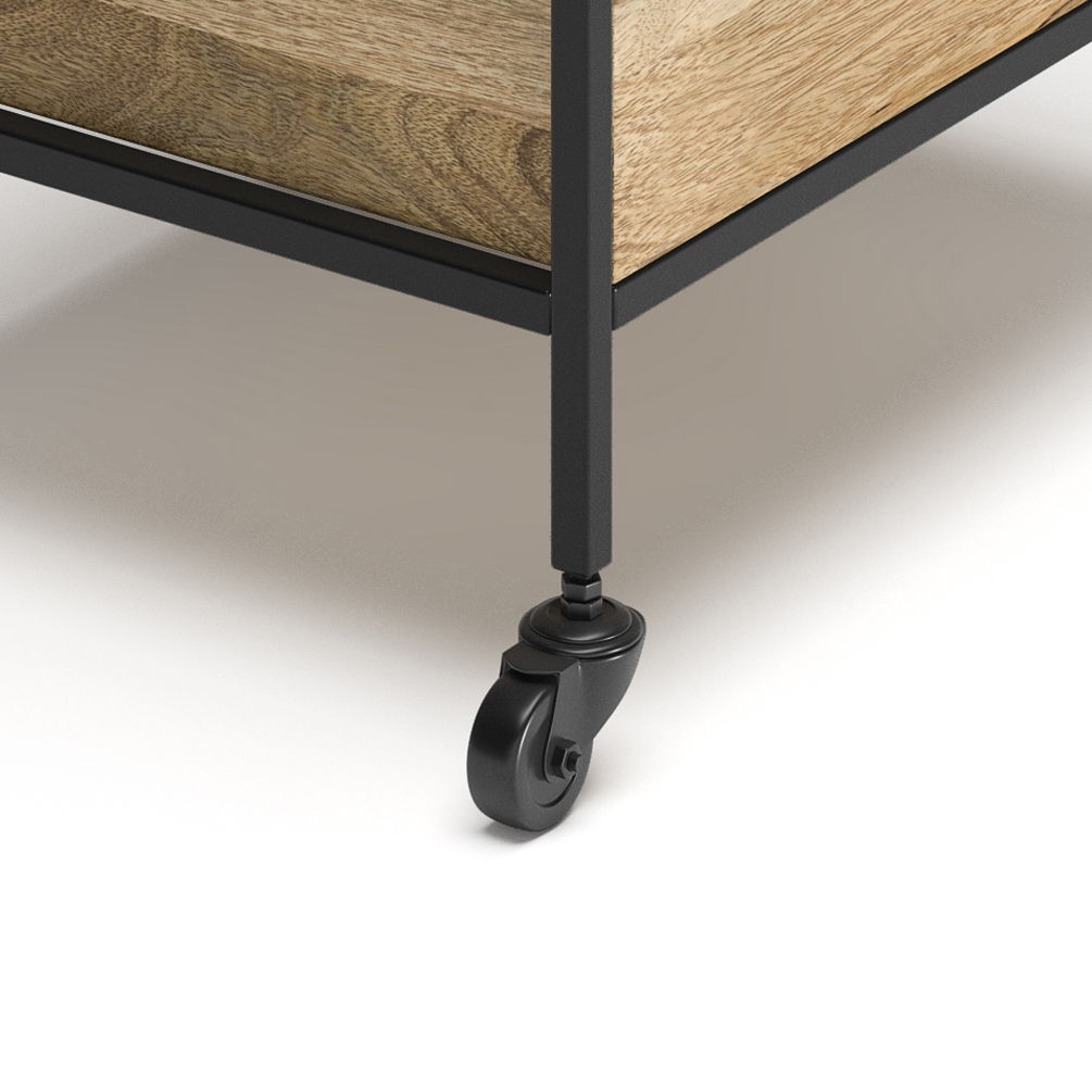 Simons - Bar Cart - Natural by Simpli-Home | Bel Furniture