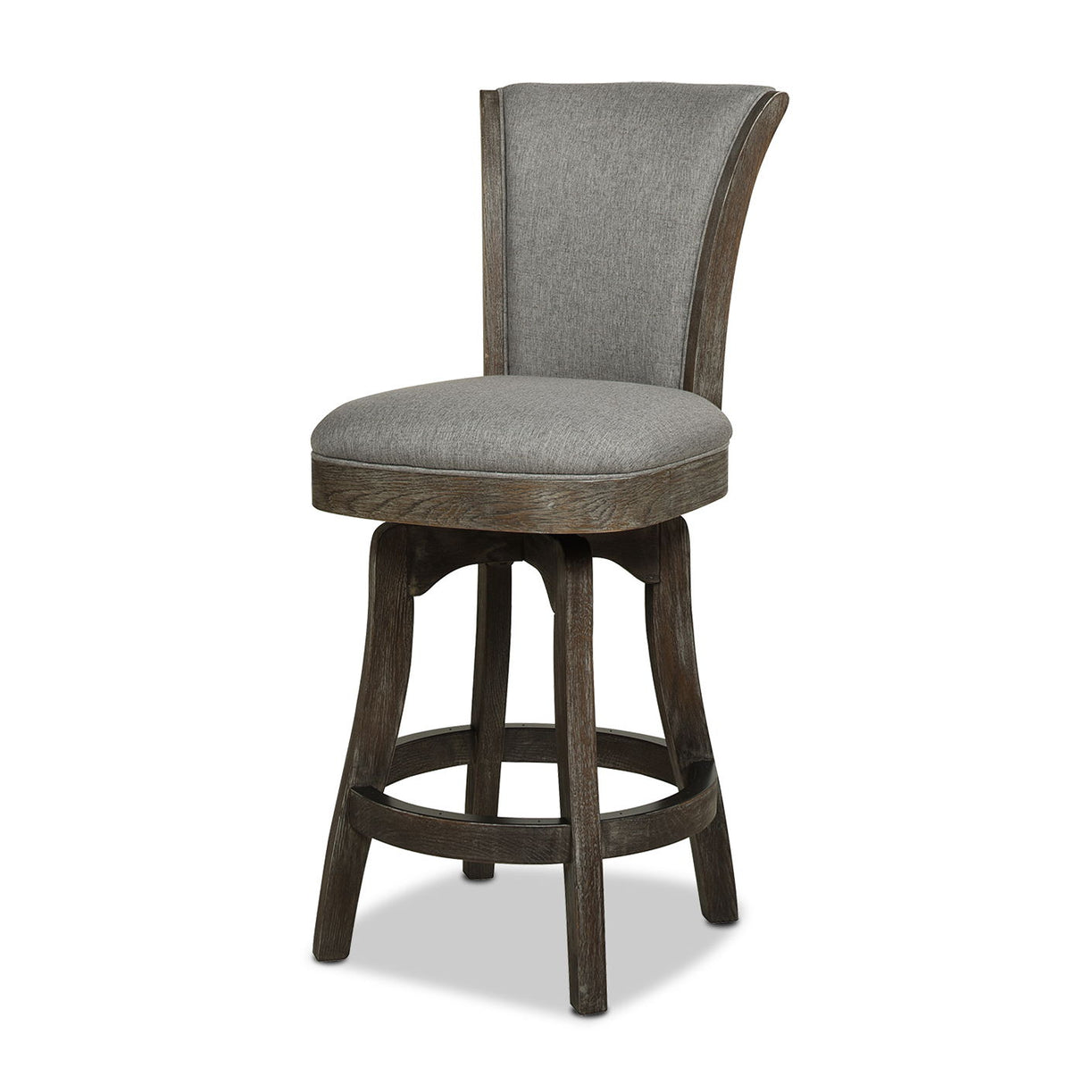Henry - Armless Swivel Counter Height Bar Stool by Jennifer Taylor Home | Bel Furniture