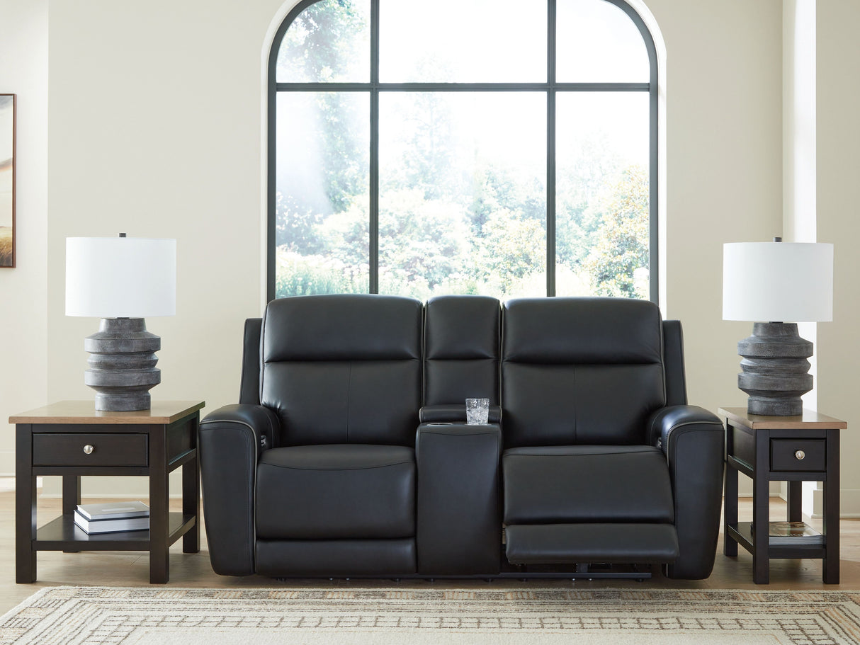 5Z-Comfort - Relaxation - Power Reclining Loveseat with Console / Adj Headrest by Signature Design by Ashley® | Bel Furniture
