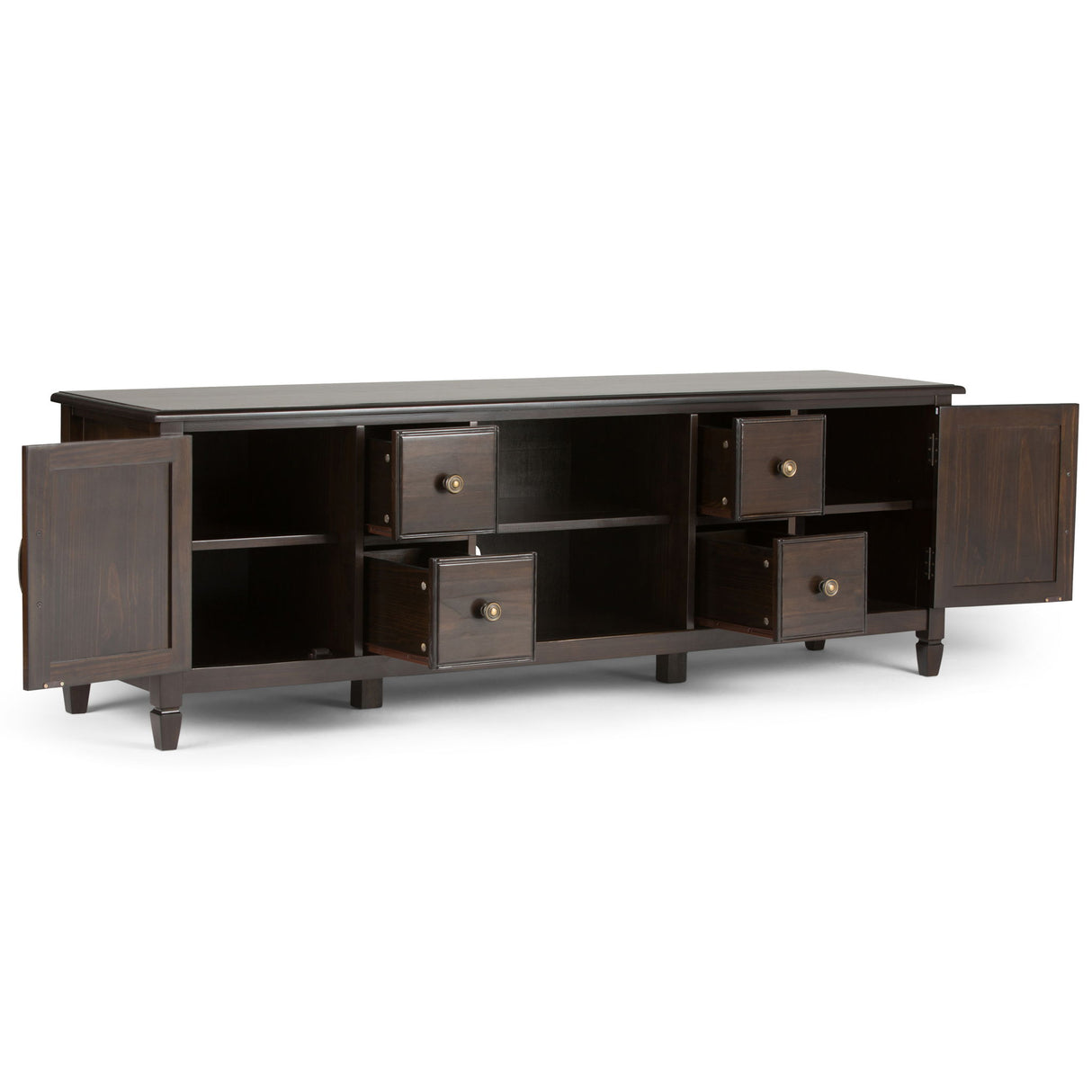 Connaught - Wide TV Stand by Simpli-Home | Bel Furniture
