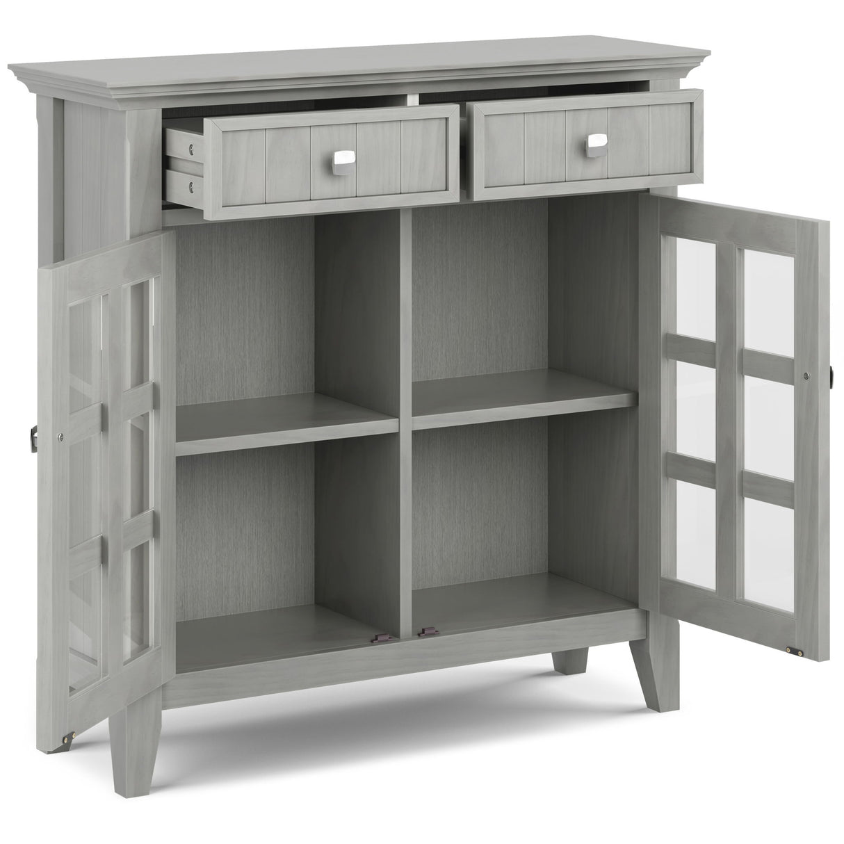 Acadian - Handcrafted Entryway Storage Cabinet by Simpli-Home | Bel Furniture