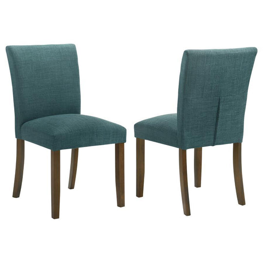 Cantley - Upholstered Dining Side Chair (Set of 2) Blue by Coaster Fine Furniture | Bel Furniture